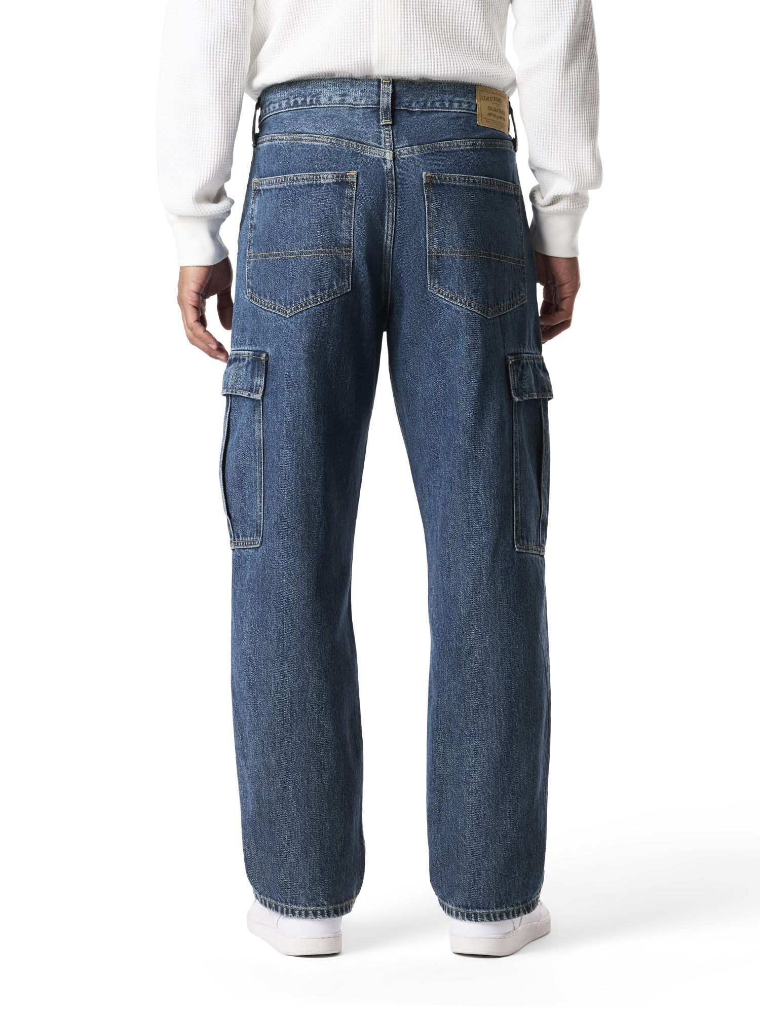 Levi Strauss Signature™ Jean Cargo Droit Ample pour Homme