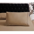 thumbnail image 2 of Mocassi 1800 Series Sheet Set 6 Pieces Deep Pocket Twin/Twin XL Taupe, 2 of 3