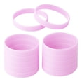 thumbnail image 1 of GOGO 12 PCS Adult Rubber Bracelets for Football Game, Silicone Wristbands for Pink Ribbon Awareness Event, 1 of 8