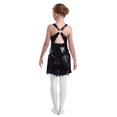 thumbnail image 2 of iefiel Jupe Tutu de Danse Jazz Latine à Sequins à Franges pour Filles, Tango Moderne, Danse de Salon Colorée 12, 2 of 7