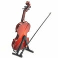 thumbnail image 2 of TopLLC Mini Instrument de Musique Modèle de Violon Ornements Modèle d'Instrument de Musique Entraînement Musical École Enseignant Cadeau de Remise des Diplômes le Violon, 2 of 8