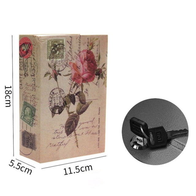 Dictionnaire Mini Coffre-Fort Livre Secret Sécurité Coffre-Fort Mot de Passe pour Enfant Cadeau Durable