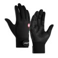 thumbnail image 1 of Royalbelle Windproof Winter Cycling Gloves, Reflective Design Full Finger Breathable Biking Gloves, Plush-Lined Cold Weather Water Resistant Windproof, Warm Anti-Slip For Running, Biking, Workout, 1 of 8