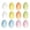 Multicolour, variant on Fasiaou Luxurious Foil Gold Glass Easter Egg Ornament for Spring Table Decor and Romantic Holiday Display,Multicolor,12PCS