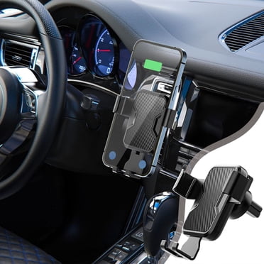 ZZkhGO Phone Holder, Car Phone Mount Bracket, Adjustable Clamp Arm for Dashboard Air Vent Installation