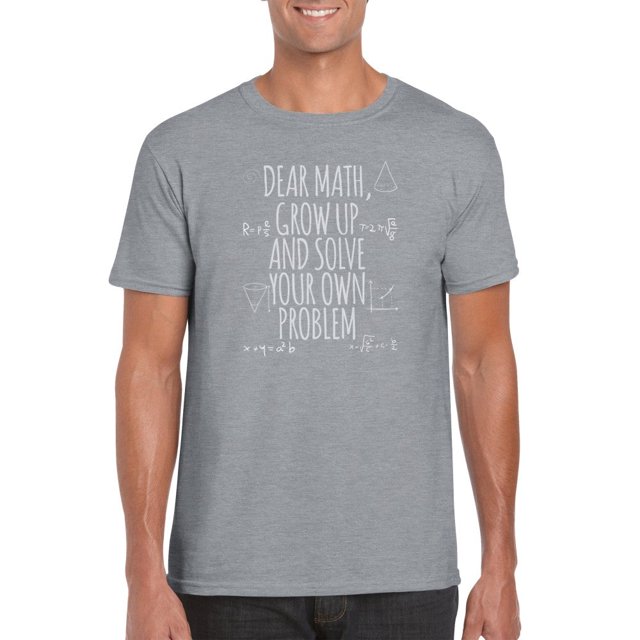 T-Shirt Humoristique de Math pour Hommes