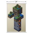thumbnail image 2 of Minecraft - Zombie Swamp Wall Poster, 14.725" x 22.375" Framed, 2 of 4