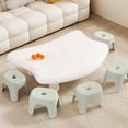 thumbnail image 4 of QTOCIO Stool For Toilet Low Stepping Stool With Nonslip Base Enhanced Stability For Bathroom Use Elegant For Adults For Living Room And Shower, 4 of 4