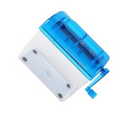 maskred 1/2/3 Manual Shredder - Easy To And Portable Document Crusher Efficient Hand Shredder blue 1 Pc