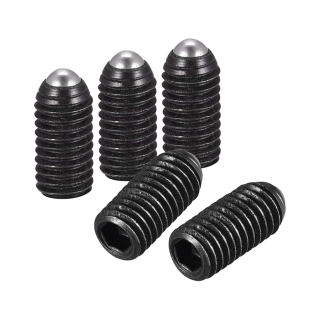 Unique Bargains Ball Point Set Screws, M8 x 16mm High Carbon Steel Metric Spring Hex Socket Grub Screw 20 Pack