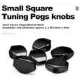thumbnail image 3 of 6Pcs Métal Stable Universal Tuner Boutons Acoustique Guitare Électrique Tuning Peg Boutons pour Modification de Remplacement de Guitare, 3 of 8
