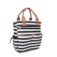 thumbnail image 3 of 2 Pcs Baby Nappy Changing Bags Set Mummy Waterproof Diaper Bag Stripe, 3 of 7