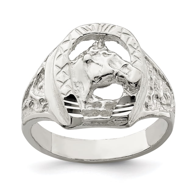 925 Sterling Silver Horseshoe Ring