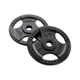thumbnail image 3 of Mega Fitness 45 lb 1 Inch Standard Steel Weight Plate Barbell Training, 3 of 5