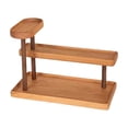 thumbnail image 2 of Amzcrzy Wooden Storage Rack Living Room Decor Wooden Multi-Tier Storage Display Rack Desktop Decorative Storage Stand Solid Wood Cup Holders Tea Set Storage Rack Perfume Display Stand, 2 of 6