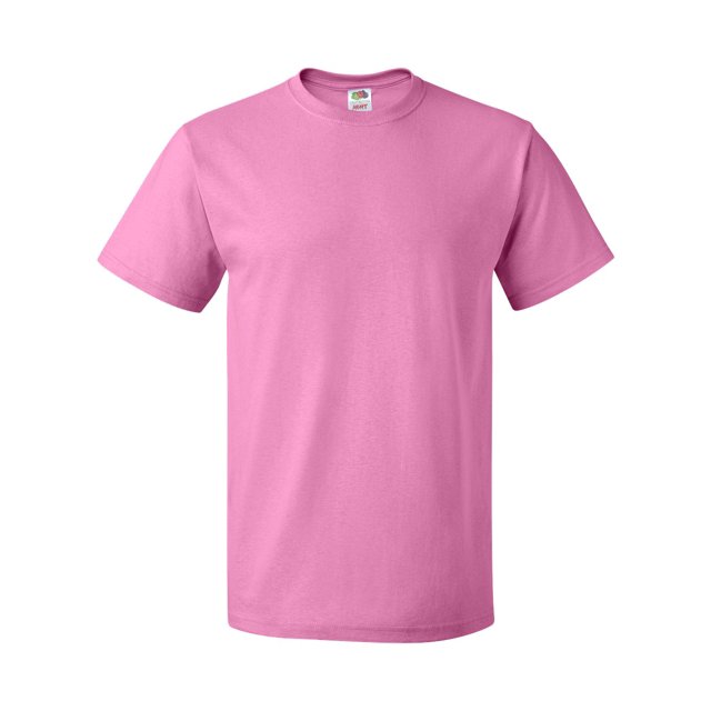 Fruit Of The Loom T-Shirt à Manches Courtes en Coton HD pour Hommes, G, Azalée
