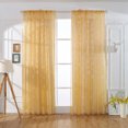 thumbnail image 2 of WIFKLSIIPG 1PCS Christmas Snowflake Curtain Tulle Window Treatment Voile Drape Valance, 2 of 7