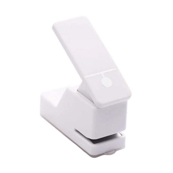 arctrm Paper Hole Puncher Office Supplies Portable Manual Mini Adults Easy to Use Paper White Round Hole