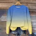 thumbnail image 4 of Yanlir Chandail Molletonné Surdimensionné pour Filles, Mode Enfants, Printemps Automne, Chandails Molletonnés, Col Rond, Manches Longues, Chandail Décontracté Ample, Hauts à Enfiler, 1-12 Ans (Bleu#1, 5 Ans), 4 of 6