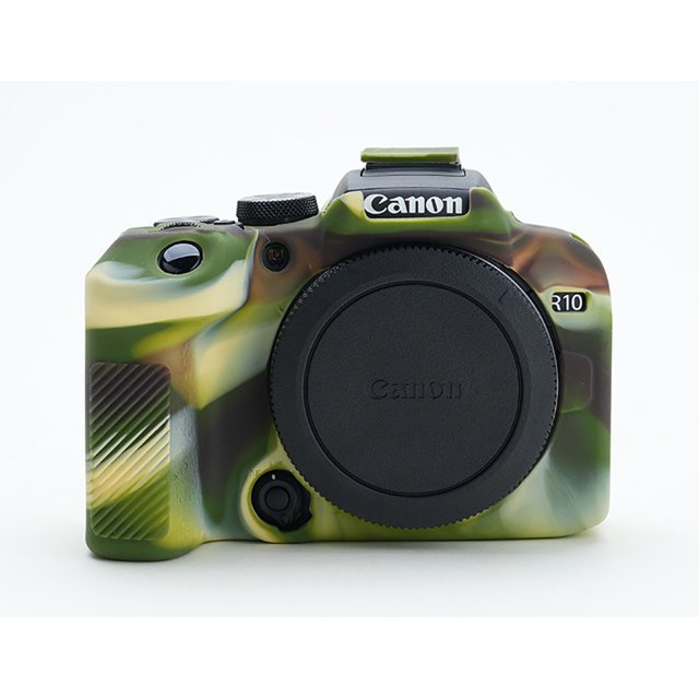 GadgetCom Étui de Protection en Silicone pour Canon EOS R10 - Antichoc, Coque Intégrale Anti-Rayures, Conception à Prise Facile