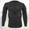 thumbnail image 1 of Chandail de Compression Rembourré, Protecteurs de Côtes de Football pour Football Baseball Basketball, 1 of 7
