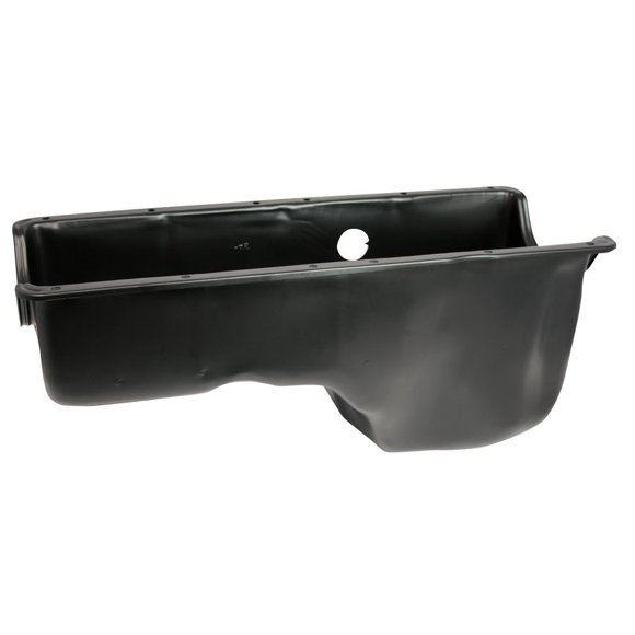 Moroso Performance Oil Pan 27336 For Use With Ford 7.3L Powerstroke Engines; Street; Gloss Black Powdercoated; 16 Gauge Steel