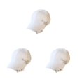 thumbnail image 2 of mmirethe Classic Baseball Hat With Ring Decor Adding Touch Of Style To Outfits Casual Pin White 3Set, 2 of 6