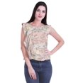 thumbnail image 1 of Moomaya Hauts en Jersey de Coton pour Femmes Sans Manches Imprimés à Col Rond Tenue Décontractée, 1 of 4