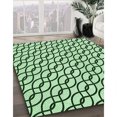thumbnail image 3 of Ahgly Tapis Rectangulaire Lavable en Machine Vert Menthe, 2 Pieds x 5 Pieds, 3 of 7