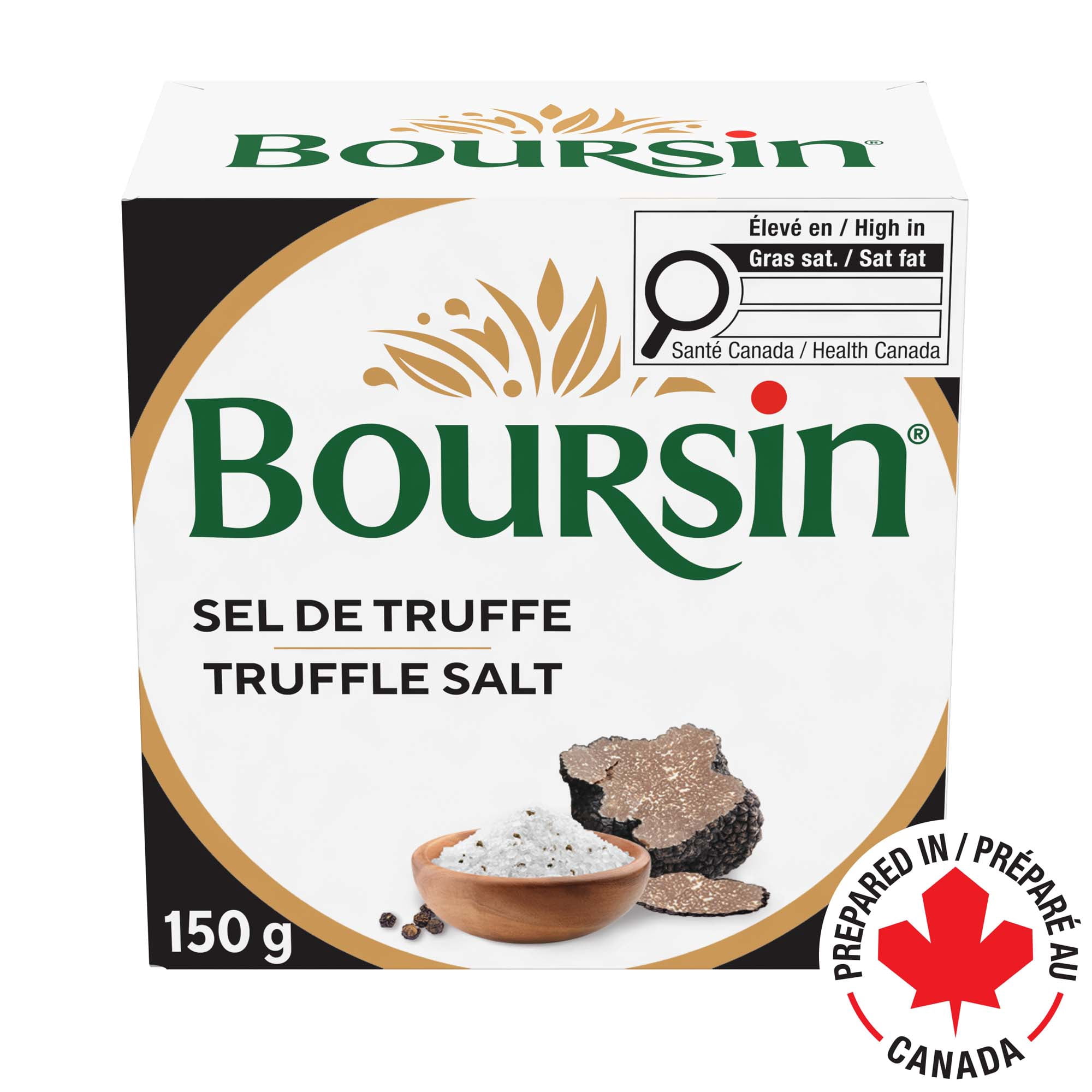 Boursin Truffle Salt & Black Pepper Spreadable Cheese 150g