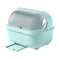 thumbnail image 2 of Vadktai Dish Drying Rack and Drain Board with Lid Cover, Kitchen Plate Cup Tray Cutlery Drainer, Plastic Dish Drying Box Multifunctional Space Saving Dish Drainer For Kitchen Accessories, 2 of 6