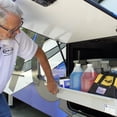 thumbnail image 3 of MOR ryde Cargo Slide CTG60-3960W Fit RV s; Bolt-On; 800 Pounds Capacity; 60 Inch Depth x 39 Inch Width; Ball Bearing Slide; 1 Way Pull; Locks In Retracted; Powder Coated; With Flooring, 3 of 6