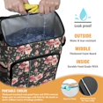 thumbnail image 2 of Floral and Hummingbird Illustration Backpack Cooler - Leakproof & Easy to Clean, 20L for Outdoor Adventures, 2 of 3