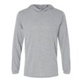 thumbnail image 1 of Paragon T-Shirt à Manches Longues Performance à Capuche Bahama pour Hommes, 2TG, Gris Chiné, 1 of 1