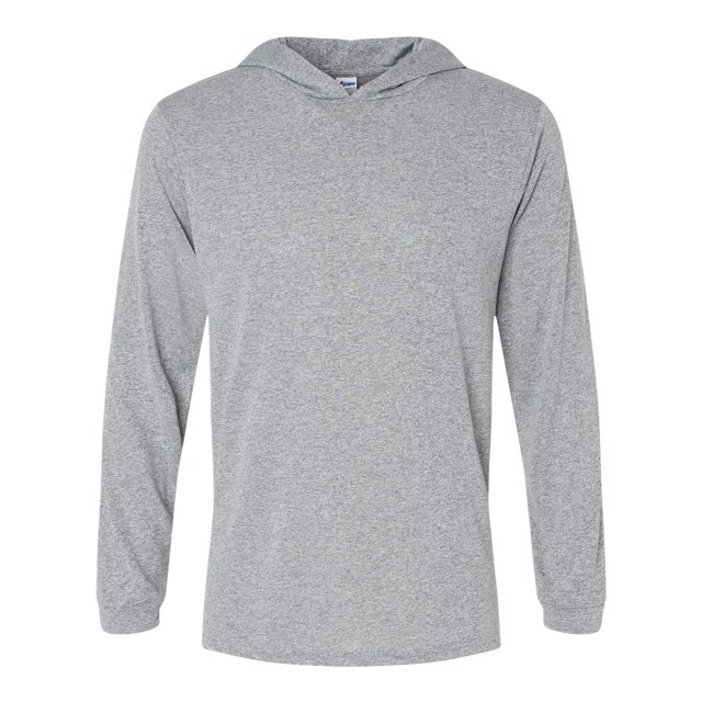 Paragon T-Shirt à Manches Longues Performance à Capuche Bahama pour Hommes, 2TG, Gris Chiné