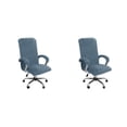 thumbnail image 4 of Transemion 1/2/3 3x Experience Unmatched Comfort And Elegance Chair Covers Wide Application grayish blue XL 2PCS, 4 of 6