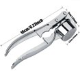 thumbnail image 3 of Birdeem Masher Kitchen Tool,Garlic Press Crusher Squeezer Presser Alloy Ginger Crusher for Kitchen Tools Gadgets for Kitchen Tools Gadgets Garlic Masher Walnut Clip, 3 of 9