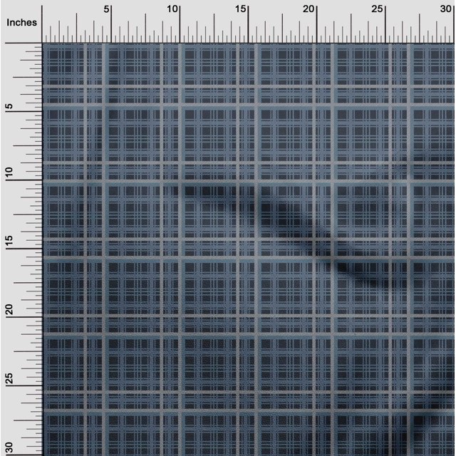 oneOone Silk Tabby Fabric Tartan Check Print Fabric By Yard 42 Inch Wide