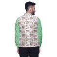 thumbnail image 4 of Atasi Veste Décontractée pour Homme à Motif Animal, Veste Nehru Imprimée pour Homme, Gilet Indien de Mariage, Blazer Mandarin - XX-Grand, 4 of 6