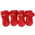 thumbnail image 2 of CAROOTU Pet Rain Boots Waterproof Anti-Slip Paw Protection Rain Snow Shoes for Small and, 2 of 6