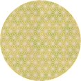 thumbnail image 1 of Ahgly Tapis Rond Lavable en Machine Intérieur Transitionnel GoldenRod Or, 3 Pieds Rond, 1 of 7