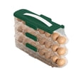 thumbnail image 1 of Egg Storage Box for Refrigerator Door Rolling Rack with Adjustable Length 32 cm x 10.2 cm x 8.1 cm to 19.6 cm Plastic, 1 of 3