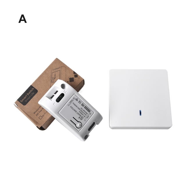 Wireless Wall Light On Off Switch Push Button Home Remote Control 433Mhz 220V Wiring-Free Panel Lighting Control Smart Switches