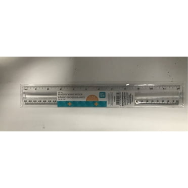 PG MAGNIFYING RULER.