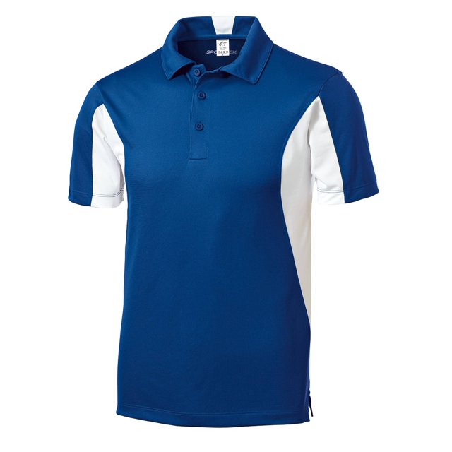 Gravity Threads Polo Athlétique Micropique Sport - Vrai Royal/blanc - Petit