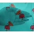 thumbnail image 4 of oneOone Viscose Chiffon Fabric Floral & Block Printed Craft Fabric BTY 42 Inch Wide, 4 of 4