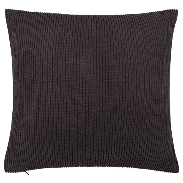 Unique Bargains Housse de Coussin Décorative en Velours Côtelé Doux à Rayures de Maïs, Ton Foncé, avec texture Côtelée en Velours Côtelé et Fermeture Éclair Dissimulée. Fabriquée en polyester 100 %, Cette Housse de Coussin durable et Douce Convient aux sofas, Lits et Chaises. Offerte en Plusieurs Tailles, Elle Est Lavable à la machine pour un Entretien Facile. insert d'Oreiller Non Inclus.