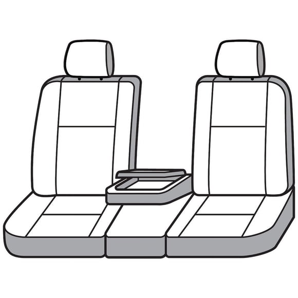 Fits 2015-2018 Ford F-150 Covercraft Seat Cover SS3446PCCH SeatSaver; Polycotton; Charcoal Black; For One Row