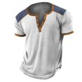 thumbnail image 1 of T-Shirt à Manches Courtes Tendance de Rue pour Hommes Impression 3D T-Shirt Graphique Numérique Stylé Confortable Décontracté Haut à Patte de Boutonnage, 1 of 2