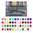 thumbnail image 1 of Double Line Outline Marker Pens Set, Metallic Ink for Highlighting on Glass, Ceramic, or Paper, 8ml Capacity, Vibrant Glitter Colors, 1 of 7